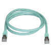 1m Aqua Cat6a Ethernet Cable - STP