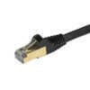 1m Black Cat6a Ethernet Cable - STP