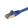 1m Blue Cat6a Ethernet Cable - STP