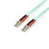 2m 10 Gb Aqua Fiber Patch Cable LC/LC