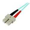 5m 10 Gb Aqua Fiber Patch Cable LC/SC