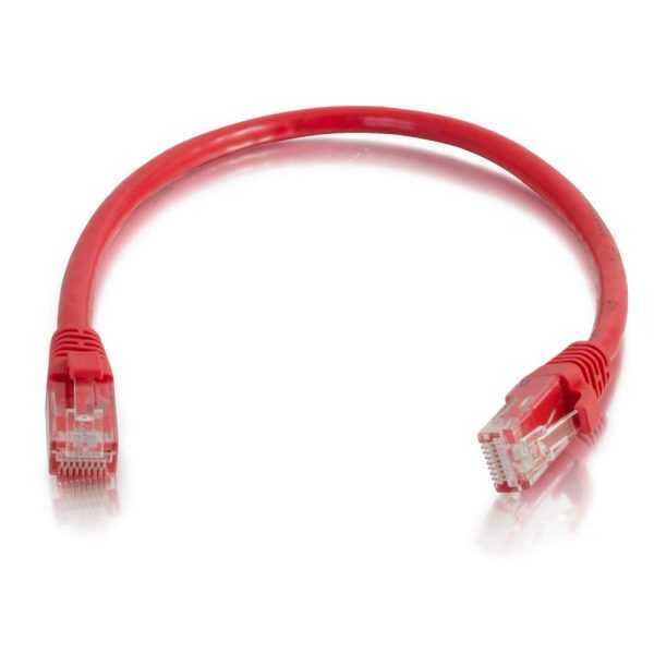 Cbl/5M Red CAT6 PVC Snagless UTP Patch