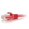 Cbl/5M Red CAT6 PVC Snagless UTP Patch