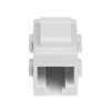 White Cat 6 RJ45 Keystone Jack Coupler