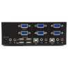 2-port KVM Switch w/Dual VGA - USB 2.0