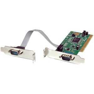 2 Port PCI LP RS232 Serial Adapter Card