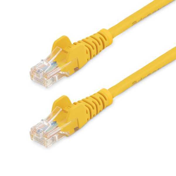 10m Yellow Snagless Cat5e Patch Cable