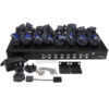 8 Port 1U Rackmount USB KVM Switch Kit