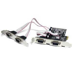 4 Port PCIe Serial Adapter Card w/16550