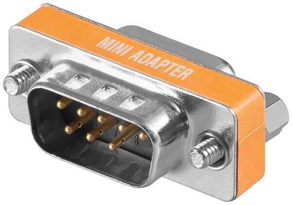 MicroConnect Mini Gender DB9 M/F Null Modem