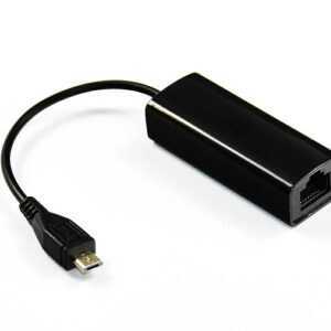 MicroConnect USB MICRO to Ethernet, Black