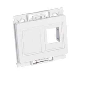 Lanview Wall plate 2 x keystone for