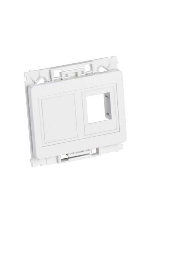 Lanview Wall plate 2 x keystone for