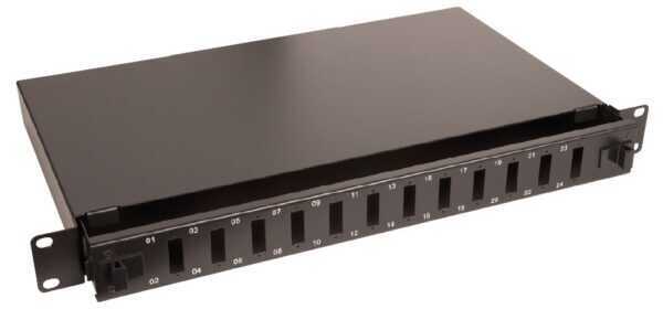 Lanview Fibre patch panel 19" 1U 12