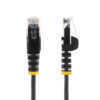 Cable - Black Slim CAT6 Patch Cord 1m