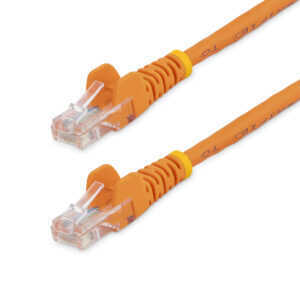 10m Orange Snagless Cat5e Patch Cable