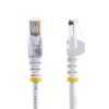 10m White Cat 5e Cable Snagless