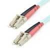 1m 10 Gb Aqua Fiber Patch Cable LC/LC