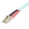 1m 10 Gb Aqua Fiber Patch Cable LC/LC