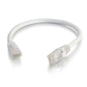 Cbl/2M White CAT6 PVC Snagless UTP Patch