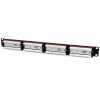 24 Port 1U Rackmount Cat6 Patch Panel