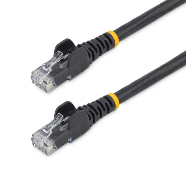 10m Black Snagless Cat5e Patch Cable