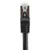 1m Cat6 SFTP Patch Cable - Black