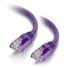 Cbl/2M Moulded/Btd Purple CAT5E PVC UTP