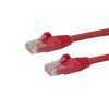 0.5m Red Snagless Cat6 Patch Cable