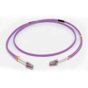 Cbl/2m LC/LC OM4 LSZH Fibre Patch-Violet