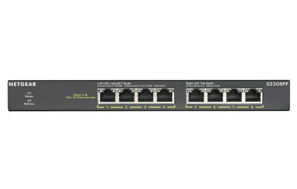 8-Port Gb PoE+Flex Switch