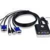 Aten CS22U 2-Port Cable KVM Switch