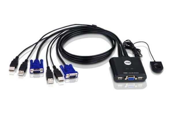 Aten CS22U 2-Port Cable KVM Switch