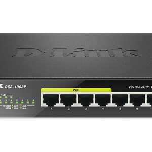 D-Link 8xG+F+ENet RJ45 19" PoE