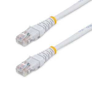 15m Cat5e White Molded Cat5e Patch Cable