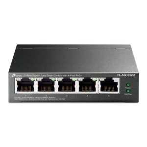 5-Port GB Smart Switch with 4-Port PoE+