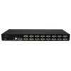 16 Port 1U Rackmount USB KVM Switch Kit