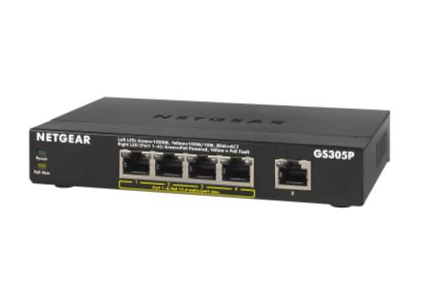 Netgear GS305P 5-Port Gigabit PoE