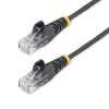 Cable - Black Slim CAT6 Patch Cord 2m