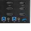 KVM Switch DP 2 porte/triplo monitor 4K