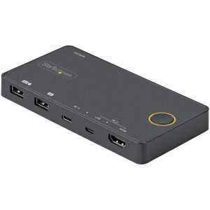 2 Port USB-A+HDMI/USB-C KVM Switch 4K