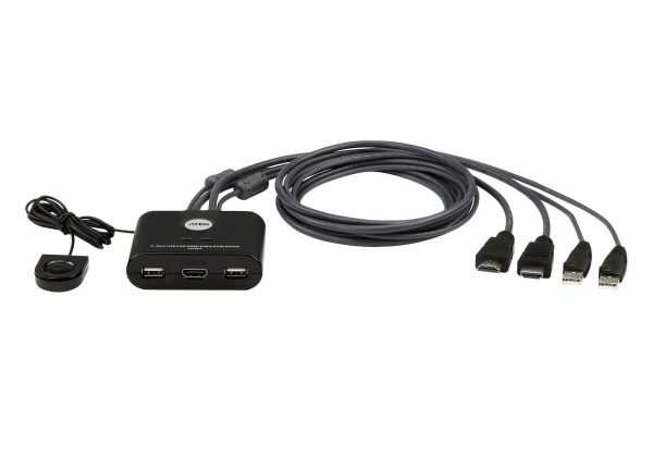 Aten 2-Port USB FHD HDMI Cable KVM