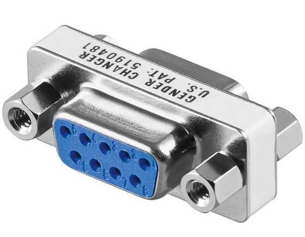 MicroConnect RS232 Mini Gender changer DB9