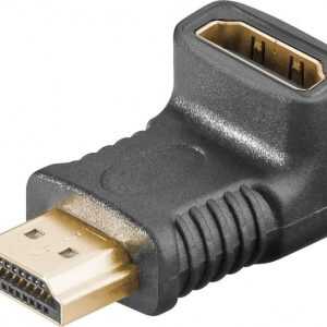 MicroConnect HDMI 19 Angled Adaptor F-M 4K