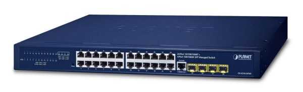 Planet IPv4/IPv6, 24-Port