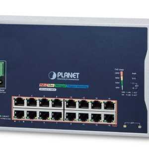 Planet IP40, IPv6/IPv4, 16-Port 1000T