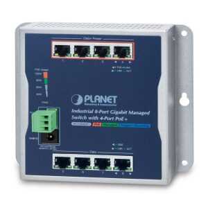 Planet IP30, IPv6/IPv4, 8-P 1000TP