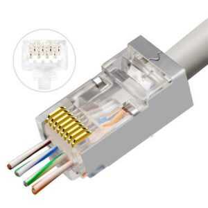 Lanview RJ45 STP plug Cat6 for