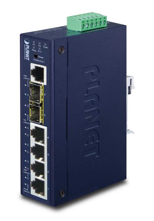 Planet IP30 Industrial L2+/L4 4-Port