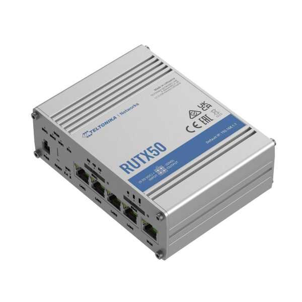 Teltonika Networks RUTX50 INDUSTRIAL 5G ROUTER,